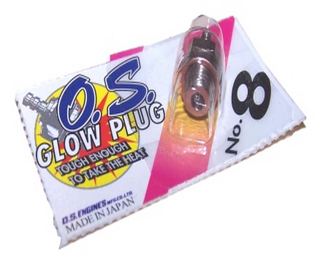 O.S. No.8 Short Body Standard Glow Plug “Medium”