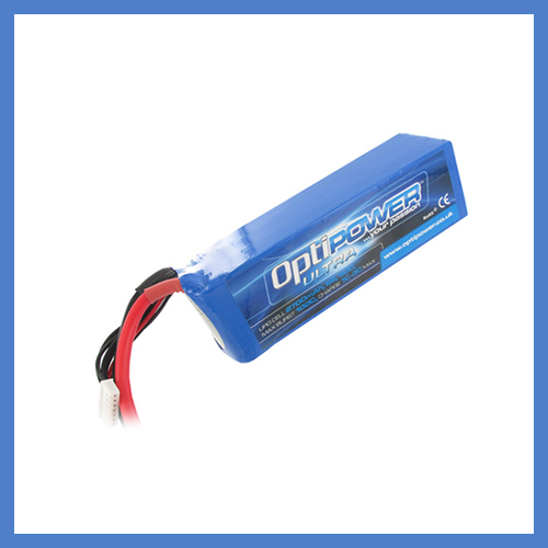 OptiPower Ultra 50C Lipo Cell Battery 2700mAh 6S 50C