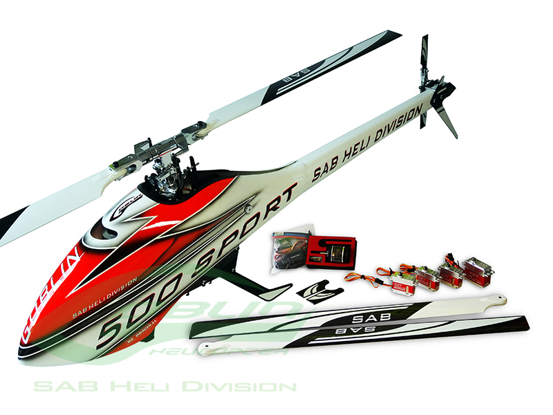 SG509 – Goblin 500 Sport Combo White/Red