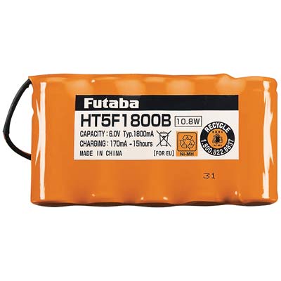 Futaba HT5F1800B NiMH Transmitter Battery 4PX/14SG