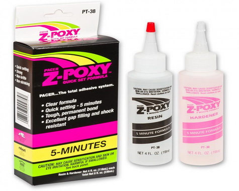 Zap Z-Poxy 5 Minute Epoxy – 4oz set